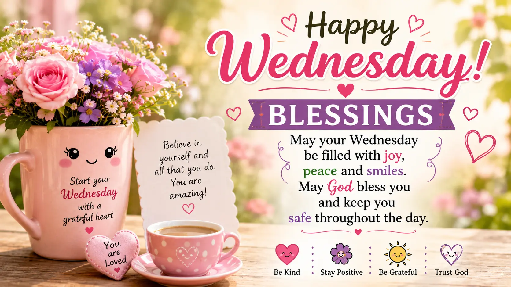 Cute and Beautiful Wednesday Blessings