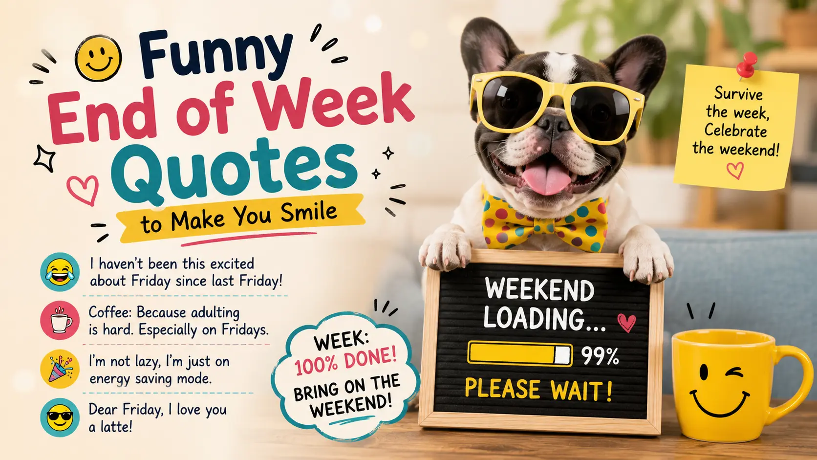 Funny End of Week Quotes to Make You Smile