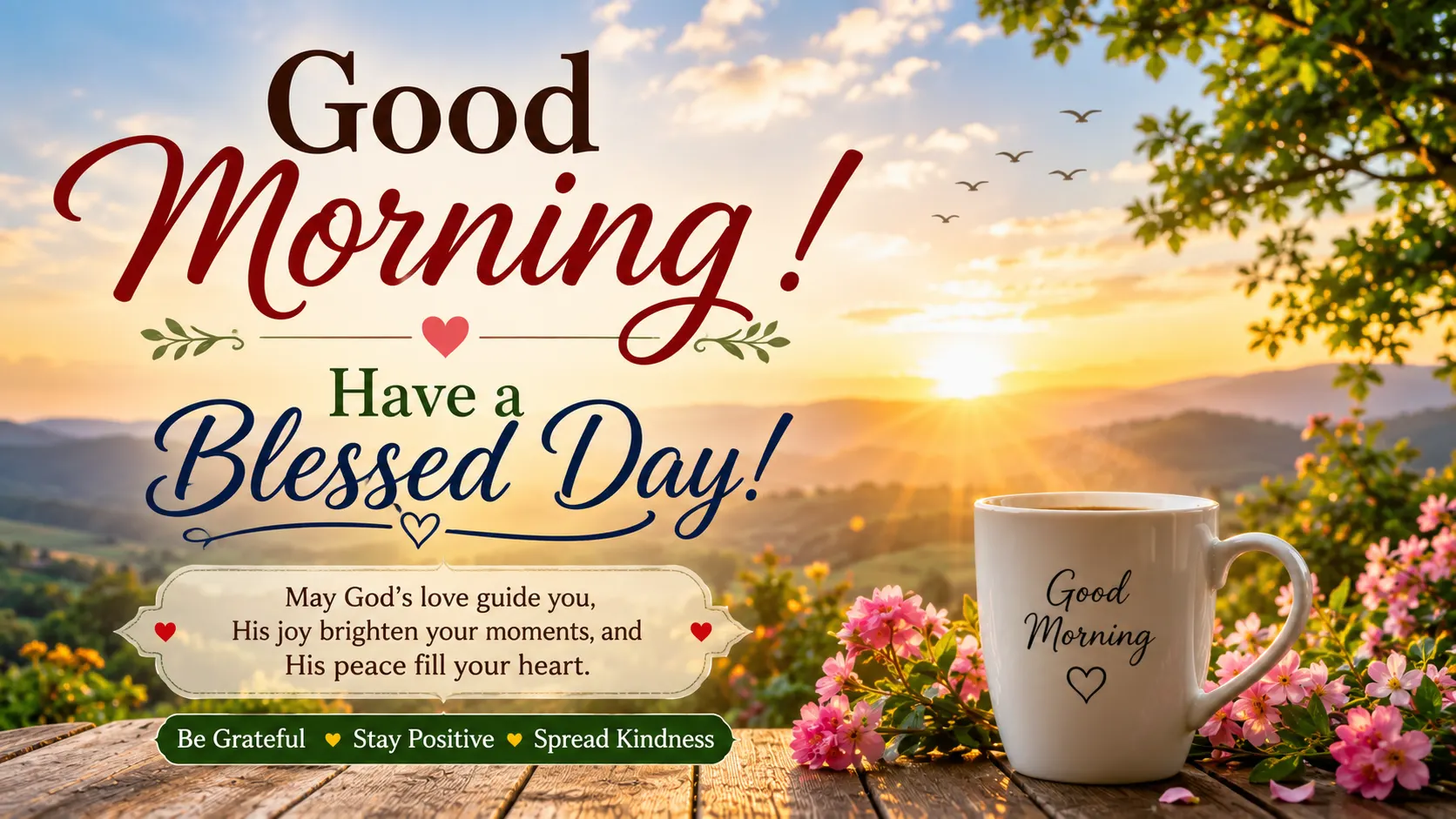 Good Morning Have a Blessed Day Pictures