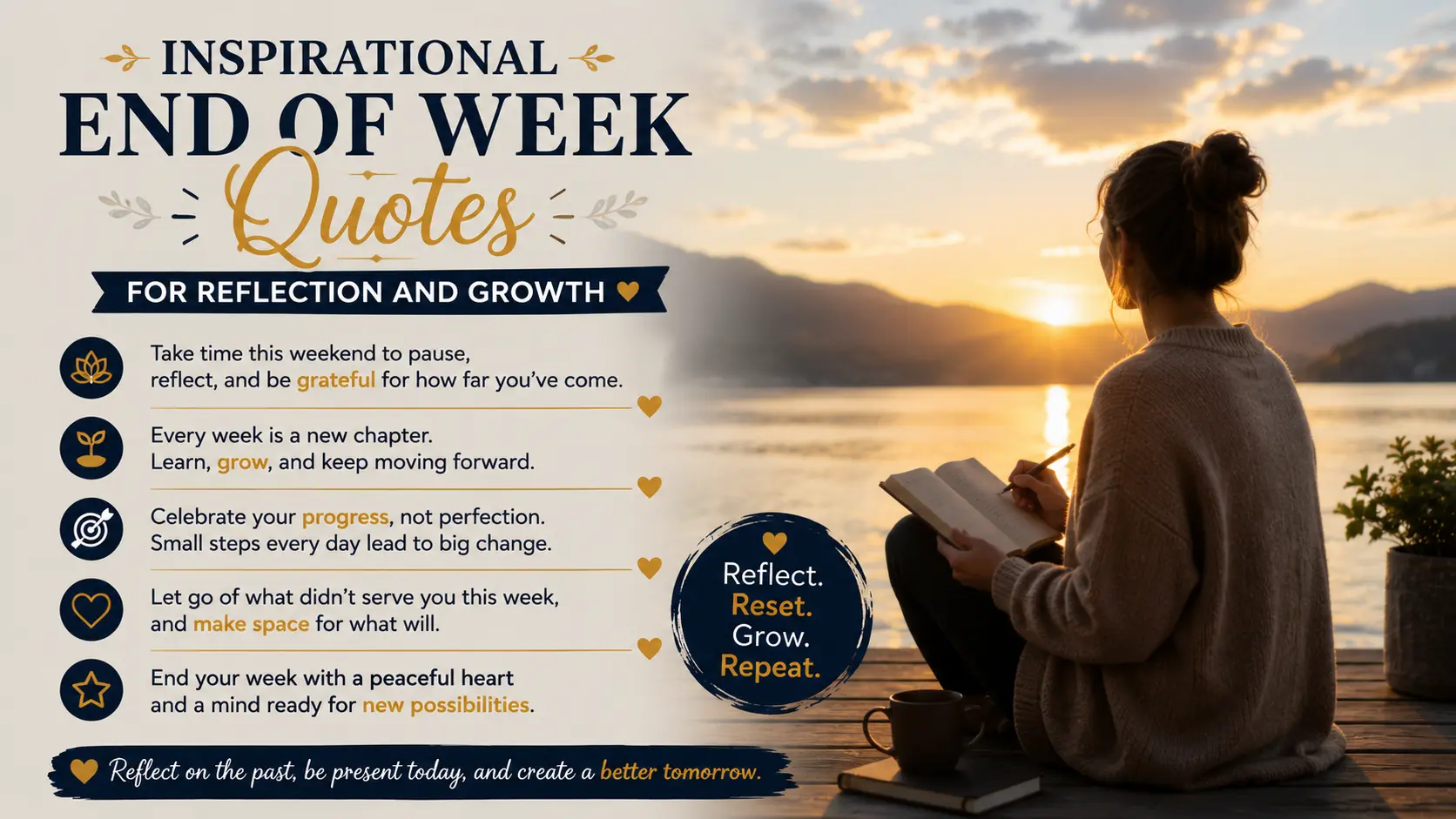 Inspirational End of Week Quotes