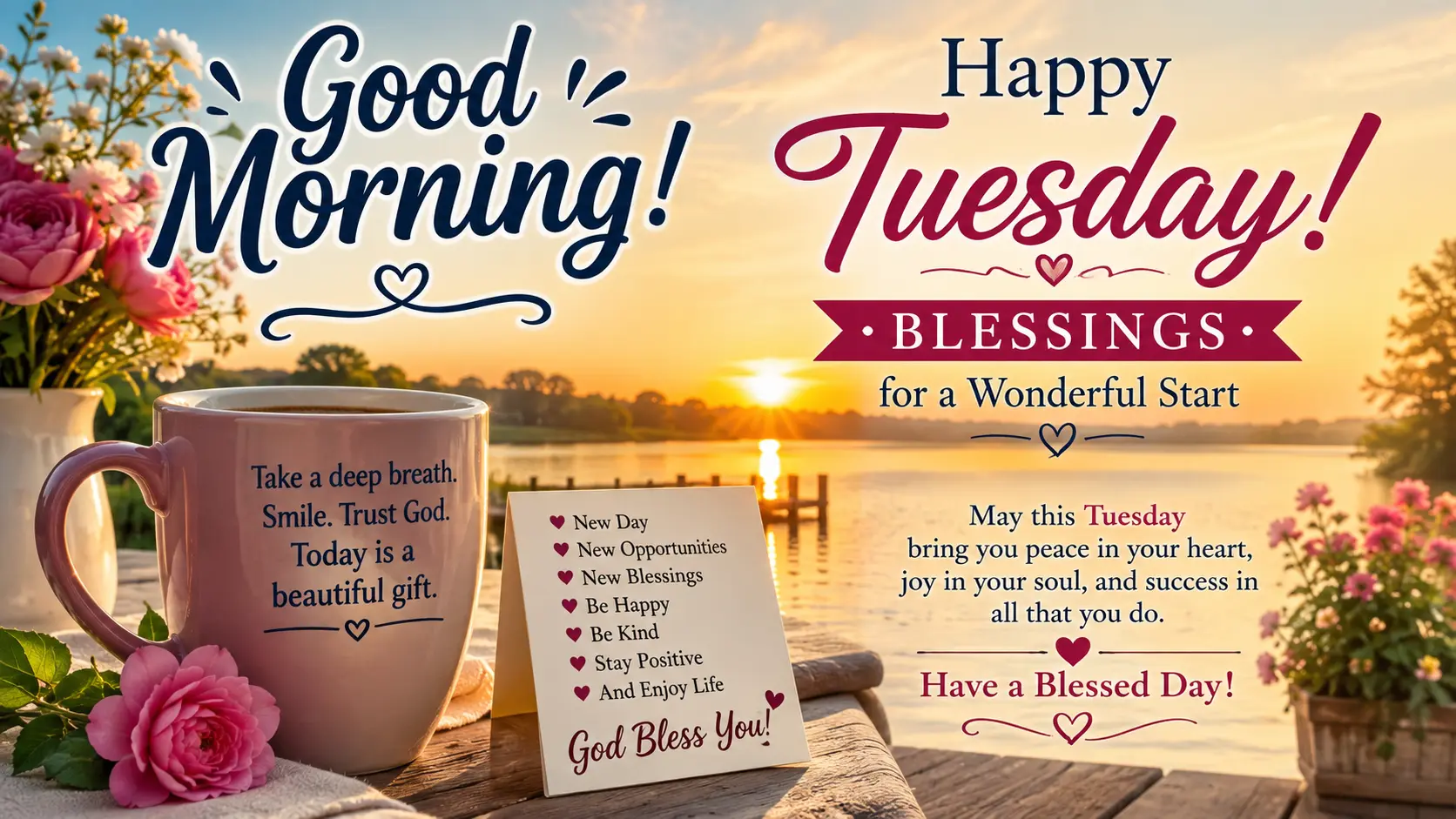 Morning Tuesday Blessings for a Wonderful Start