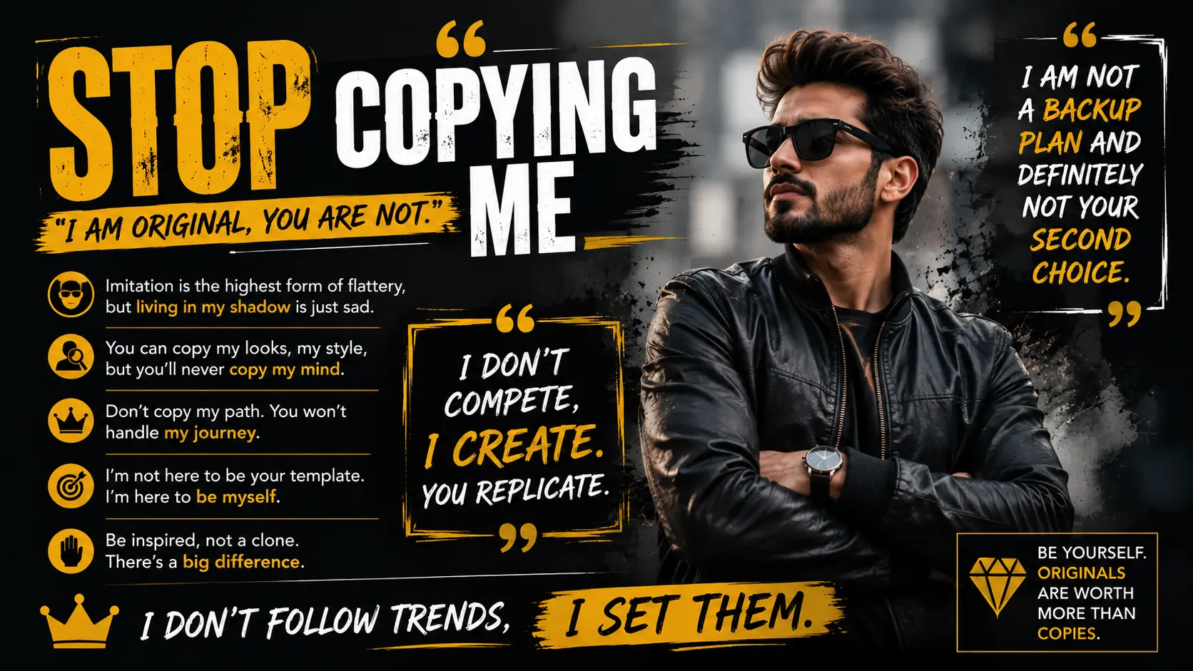 Sarcastic Quotes for Copycats