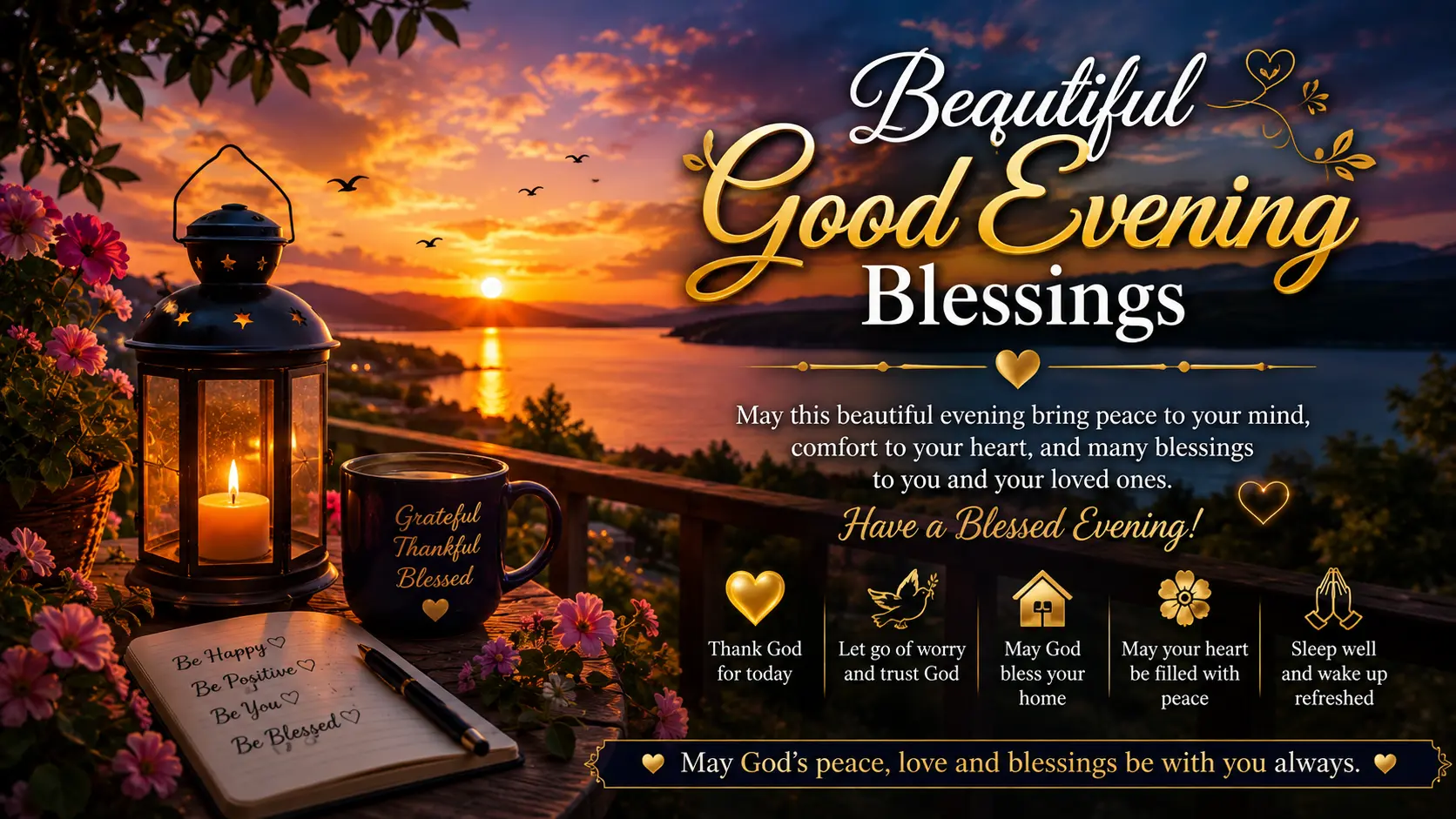 Beautiful Good Evening Blessings
