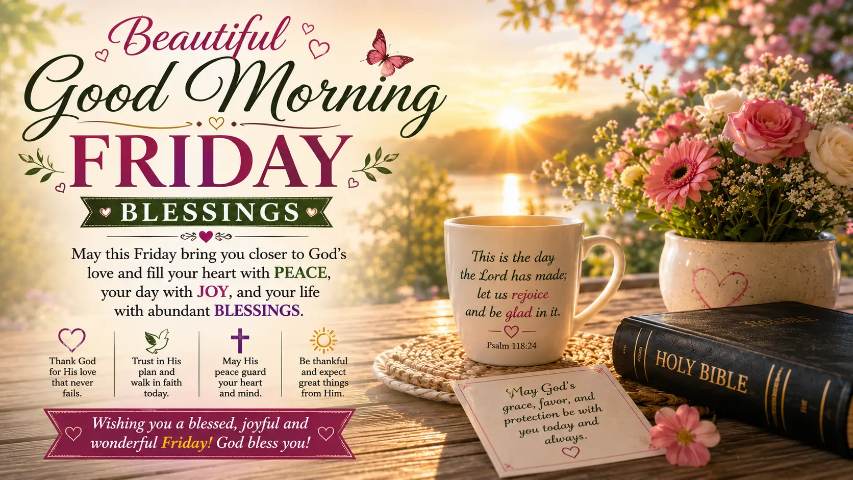Beautiful Good Morning Friday Blessings