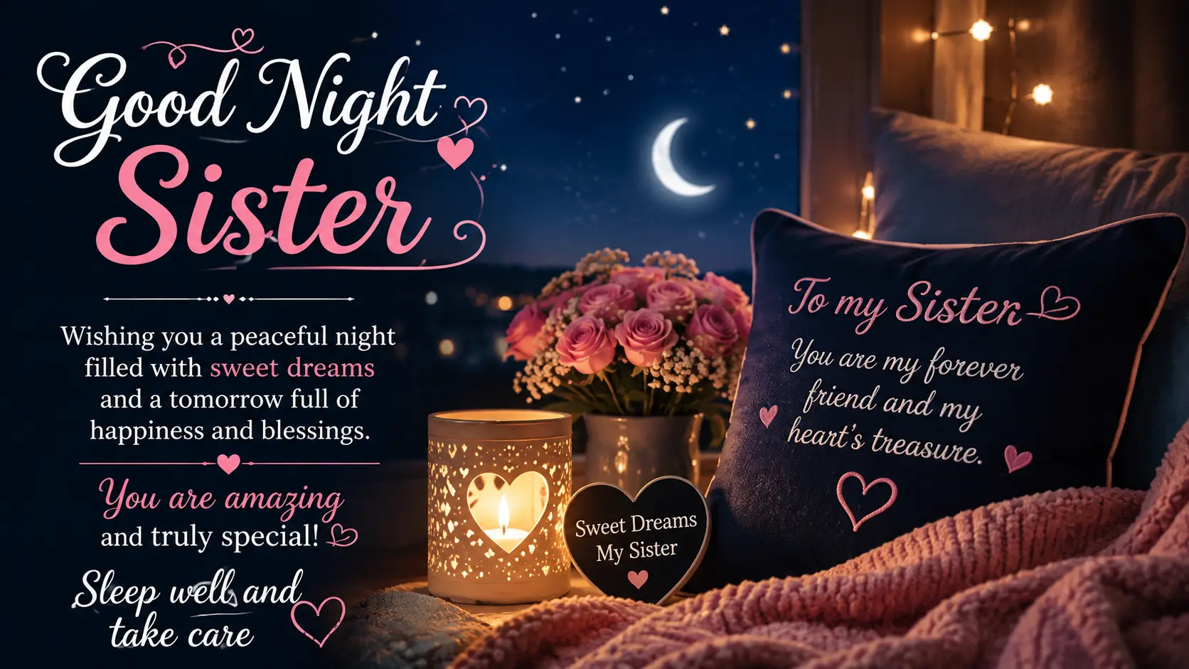 Beautiful Good Night Sister Images