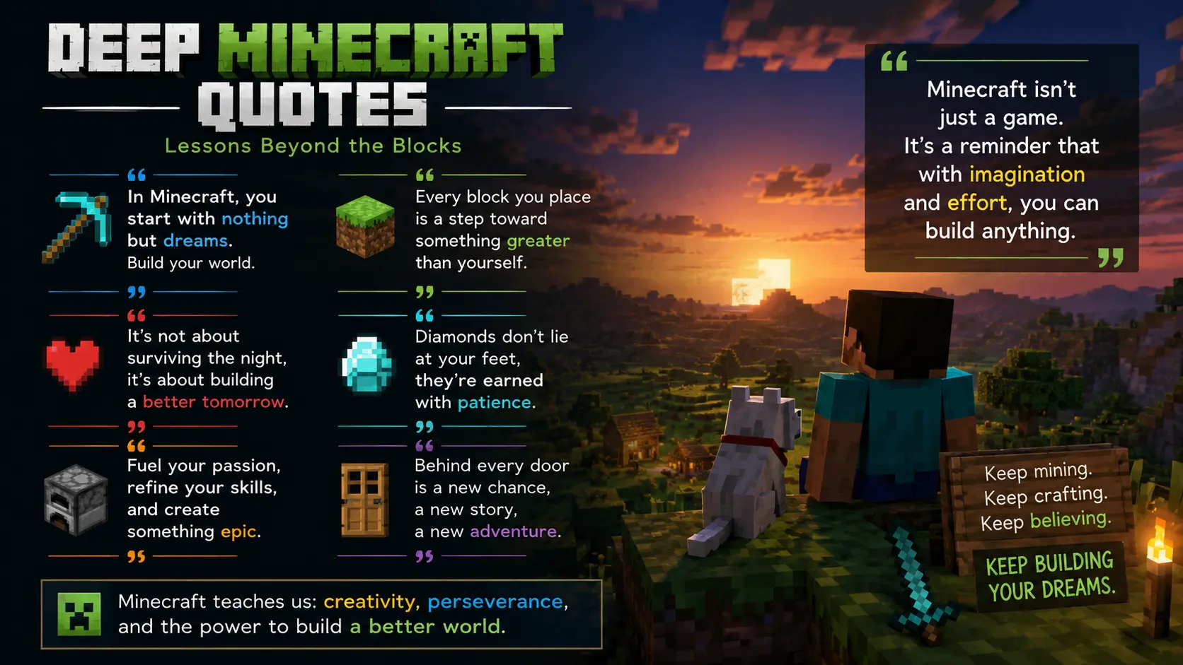 Best Minecraft Quotes of All Time