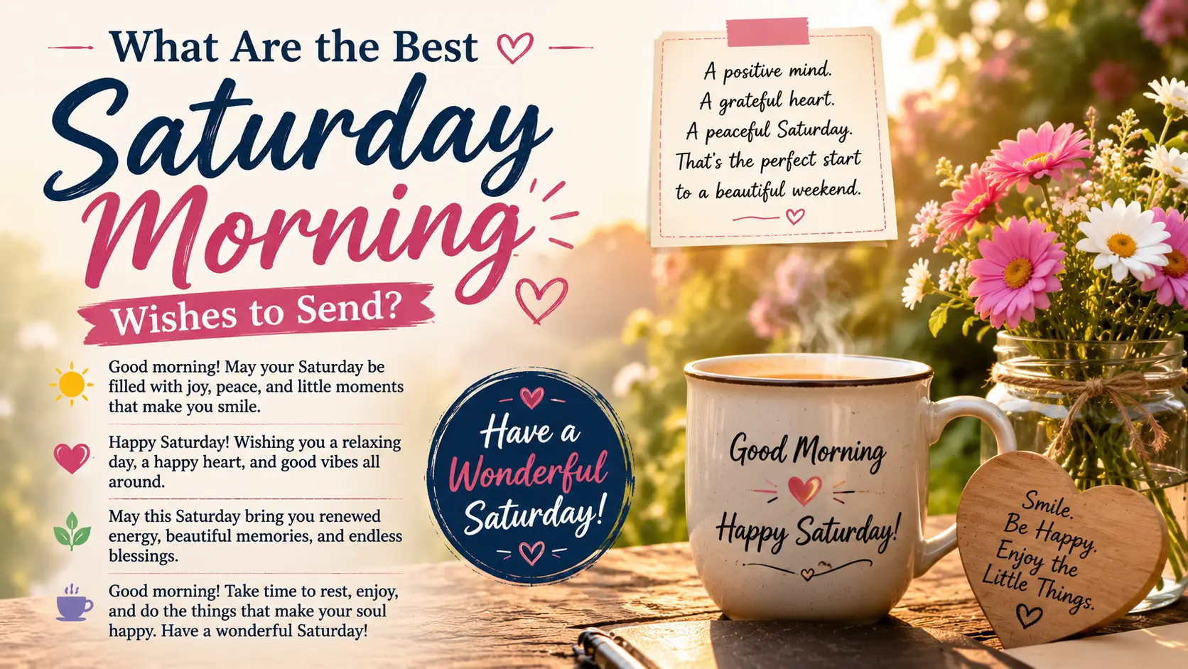 Best Saturday Morning Wishes to Send