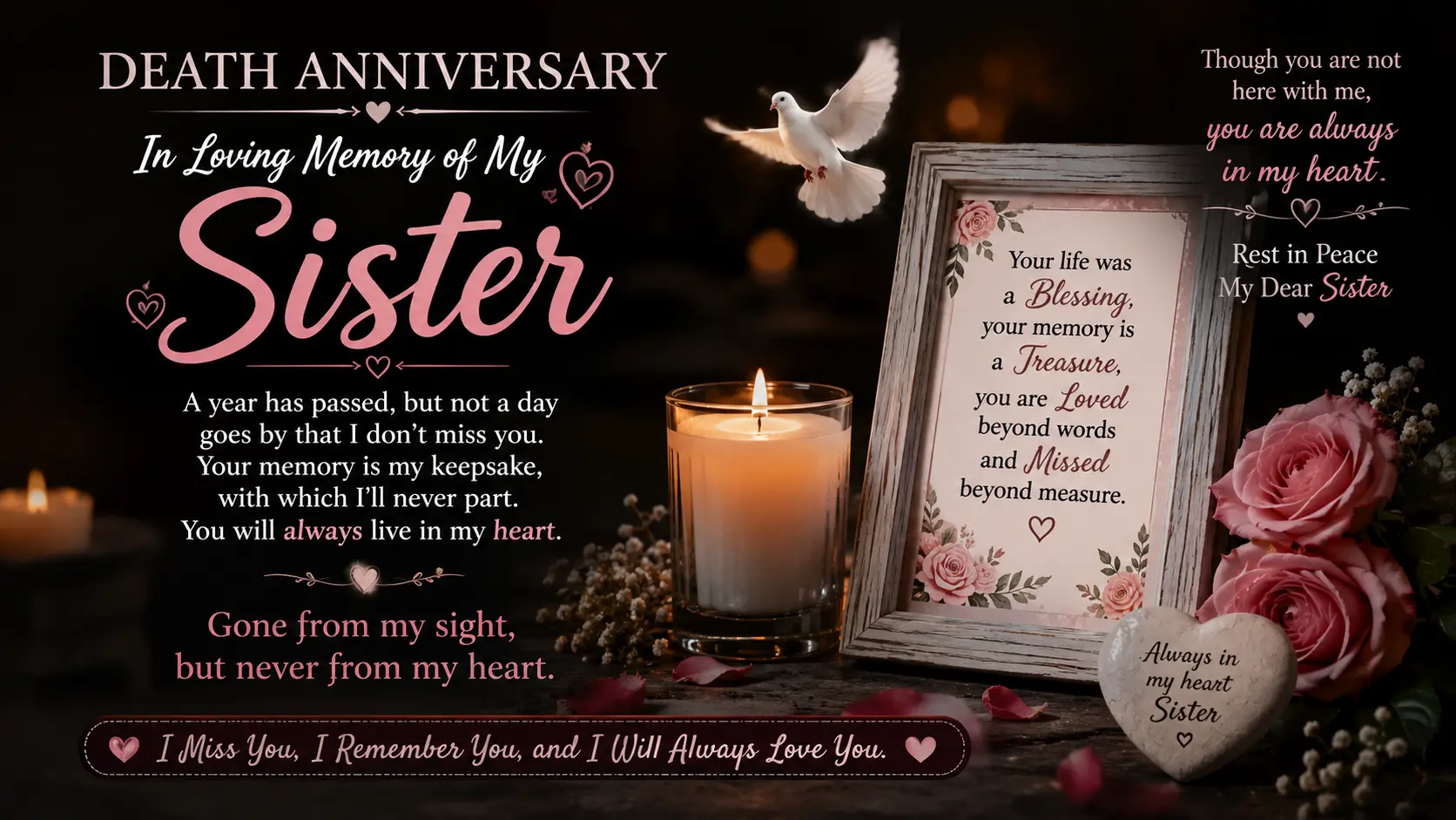 Death Anniversary Quotes for the First Year