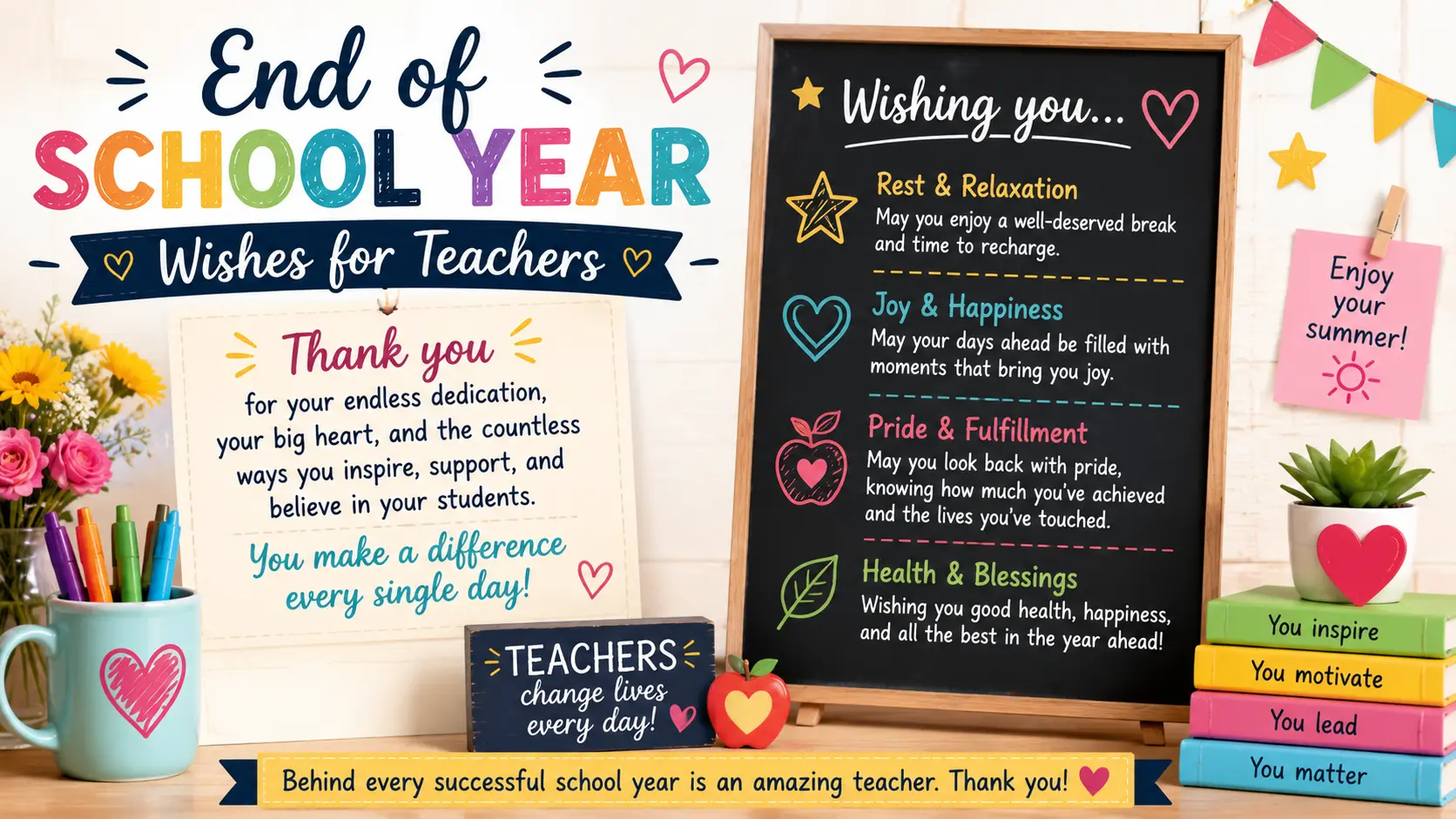 End of School Year Quotes for Teachers