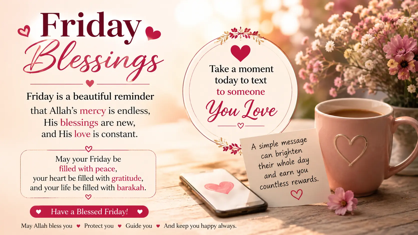Friday blessing quotes to text to someone you love