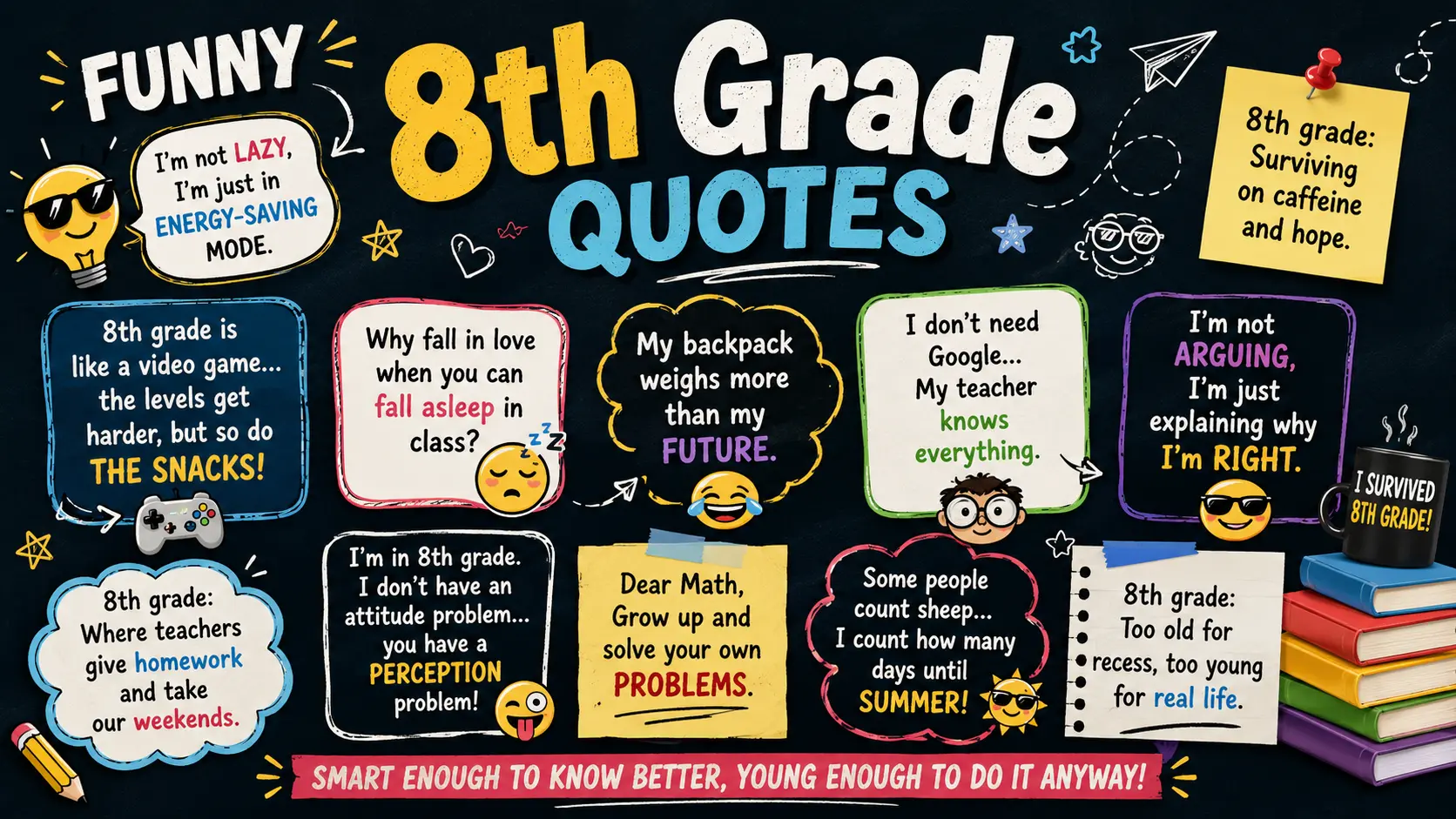 Funny 8th Grade Quotes