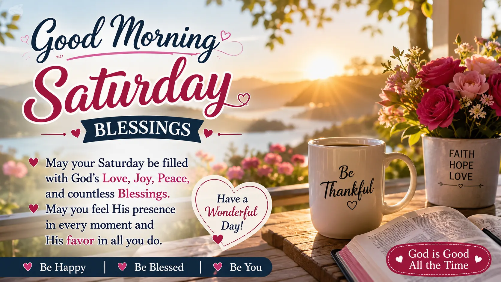 Good Morning Saturday Blessings Images