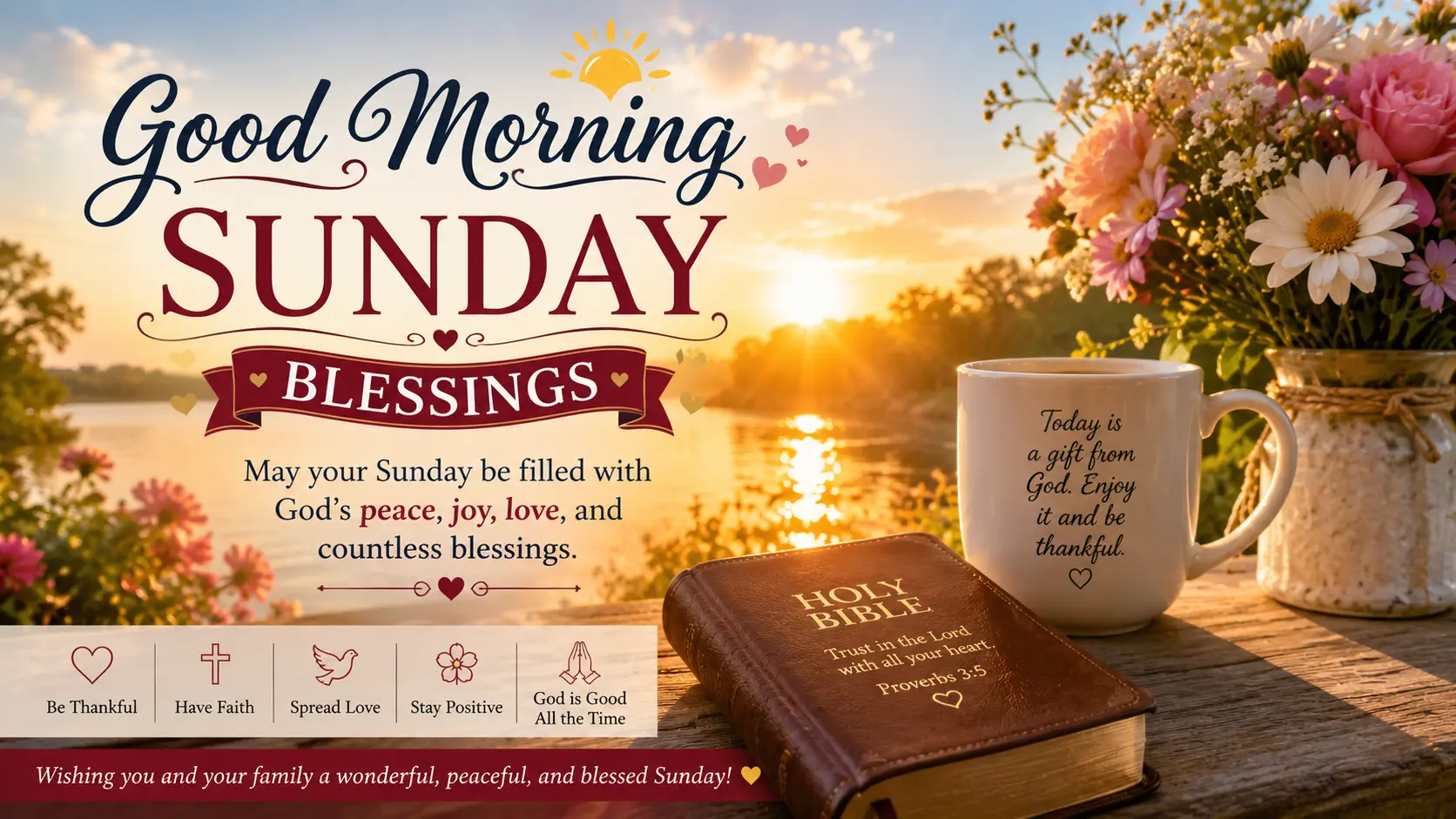 Good Morning Sunday Blessings