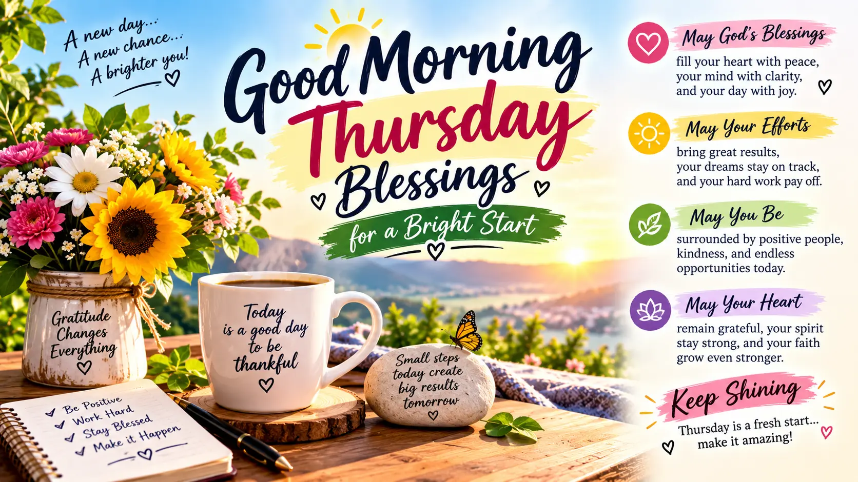 Good Morning Thursday Blessings for a Bright Start