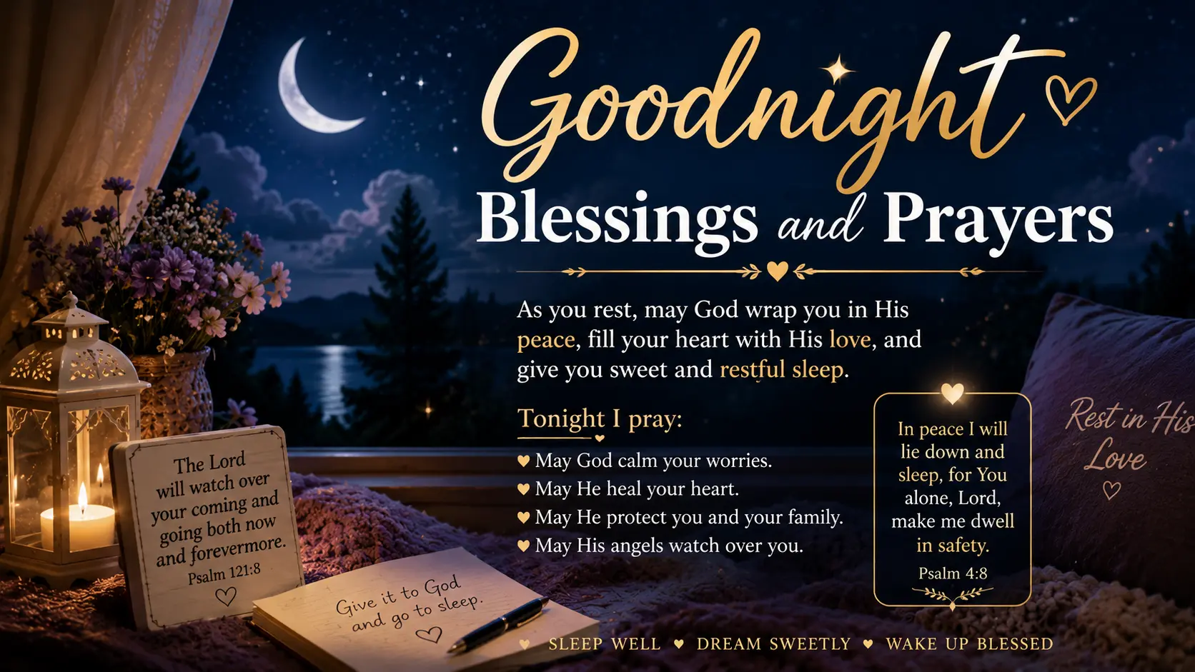 Goodnight Blessings and Prayers
