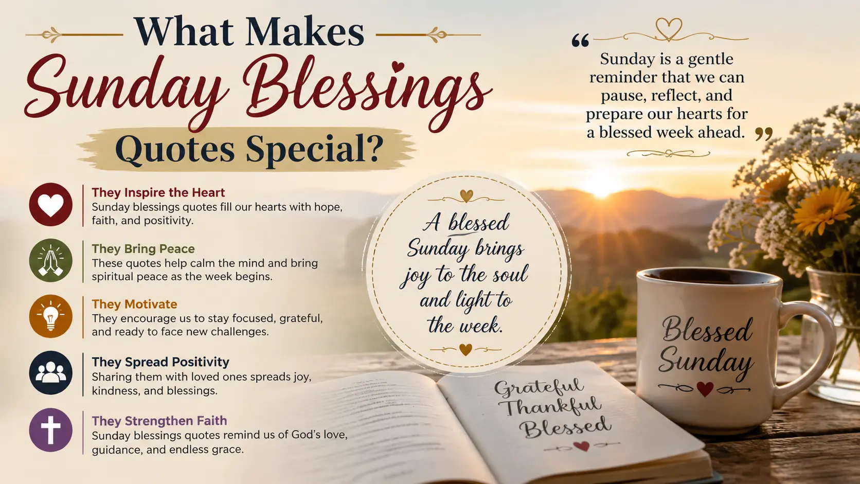 Makes Sunday Blessings Quotes Special