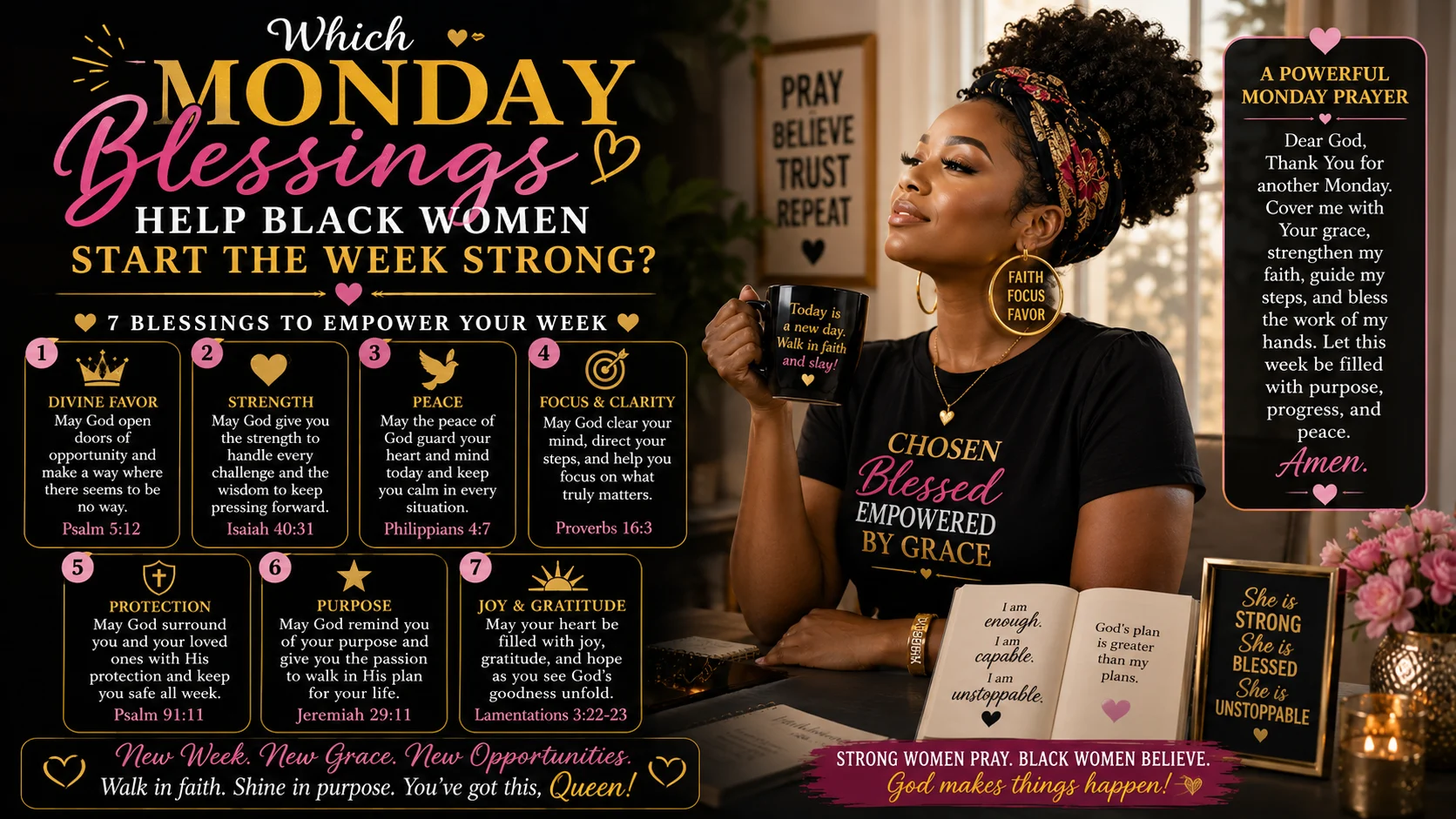 Monday Blessings Help Black Women Start the Week Strong