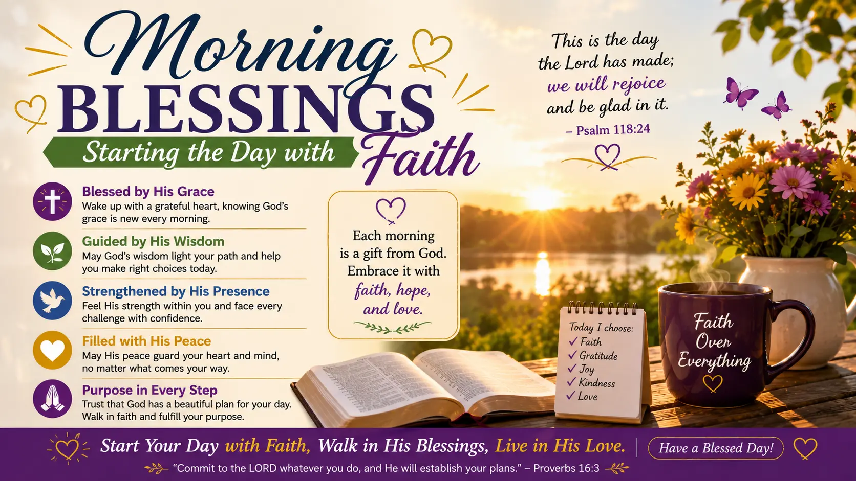 Morning Blessings Starting the Day with Faith