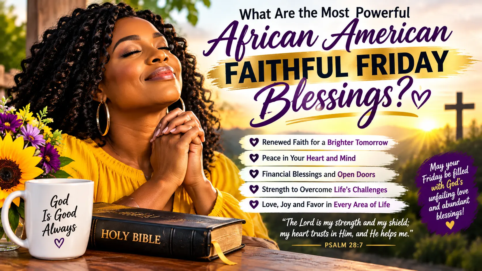 Most Powerful African American Faithful Friday Blessings