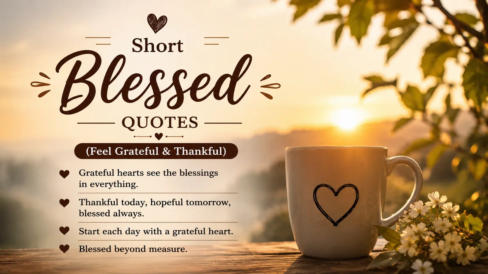 Most Powerful Blessed Quotes Short Enough to Remember