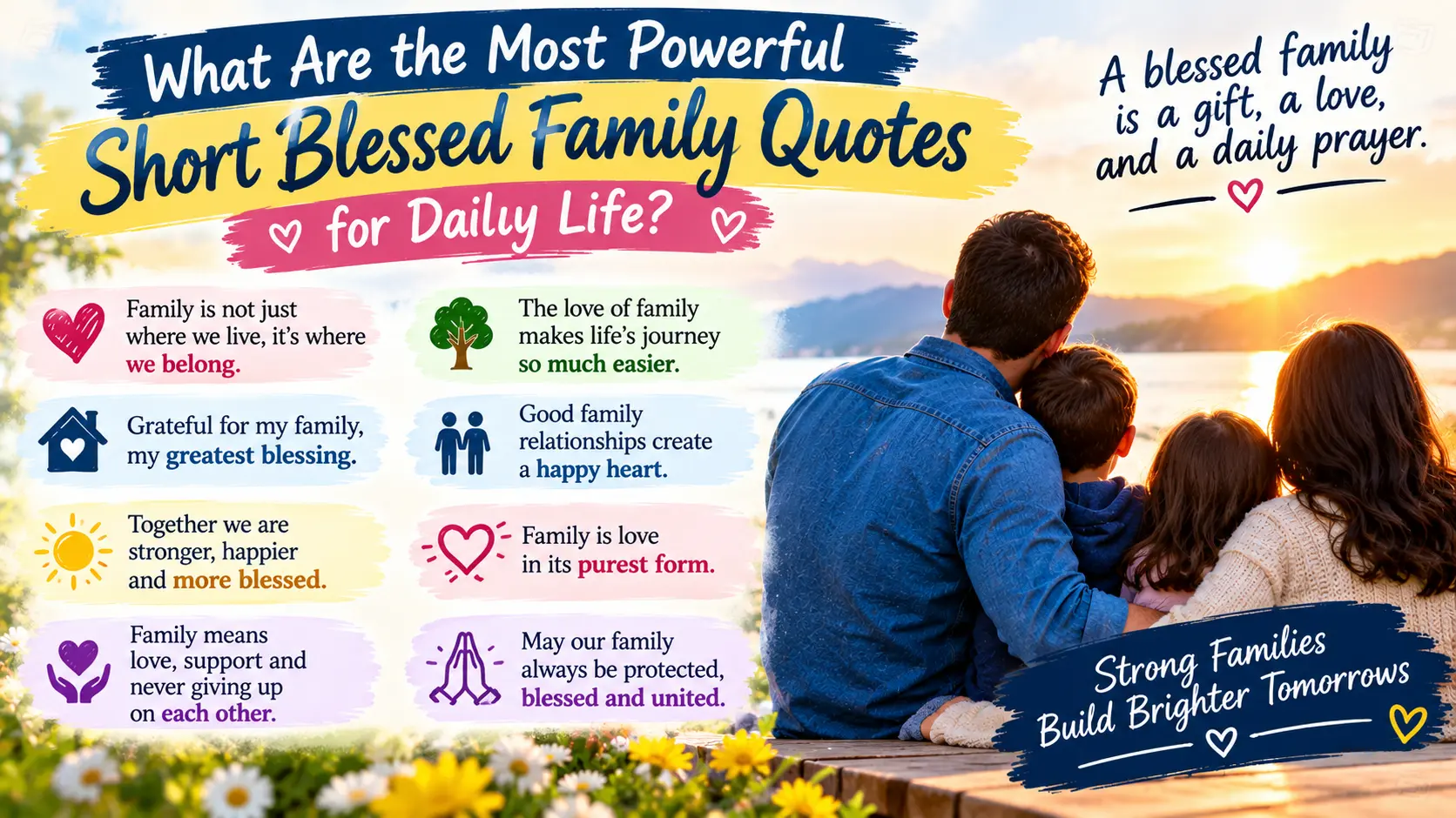 Most Powerful Short Blessed Family Quotes for Daily Life