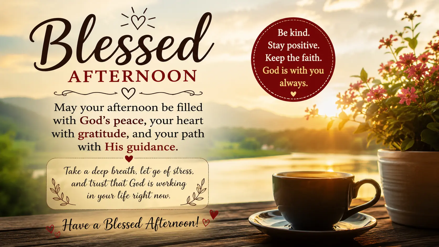 New Monday Afternoon Blessings