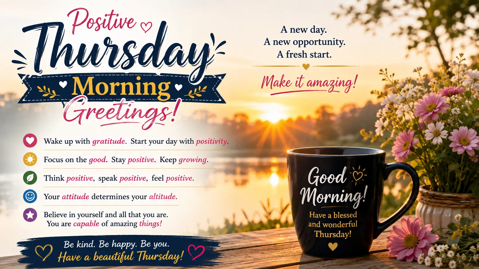 Positive Thursday Morning Greetings