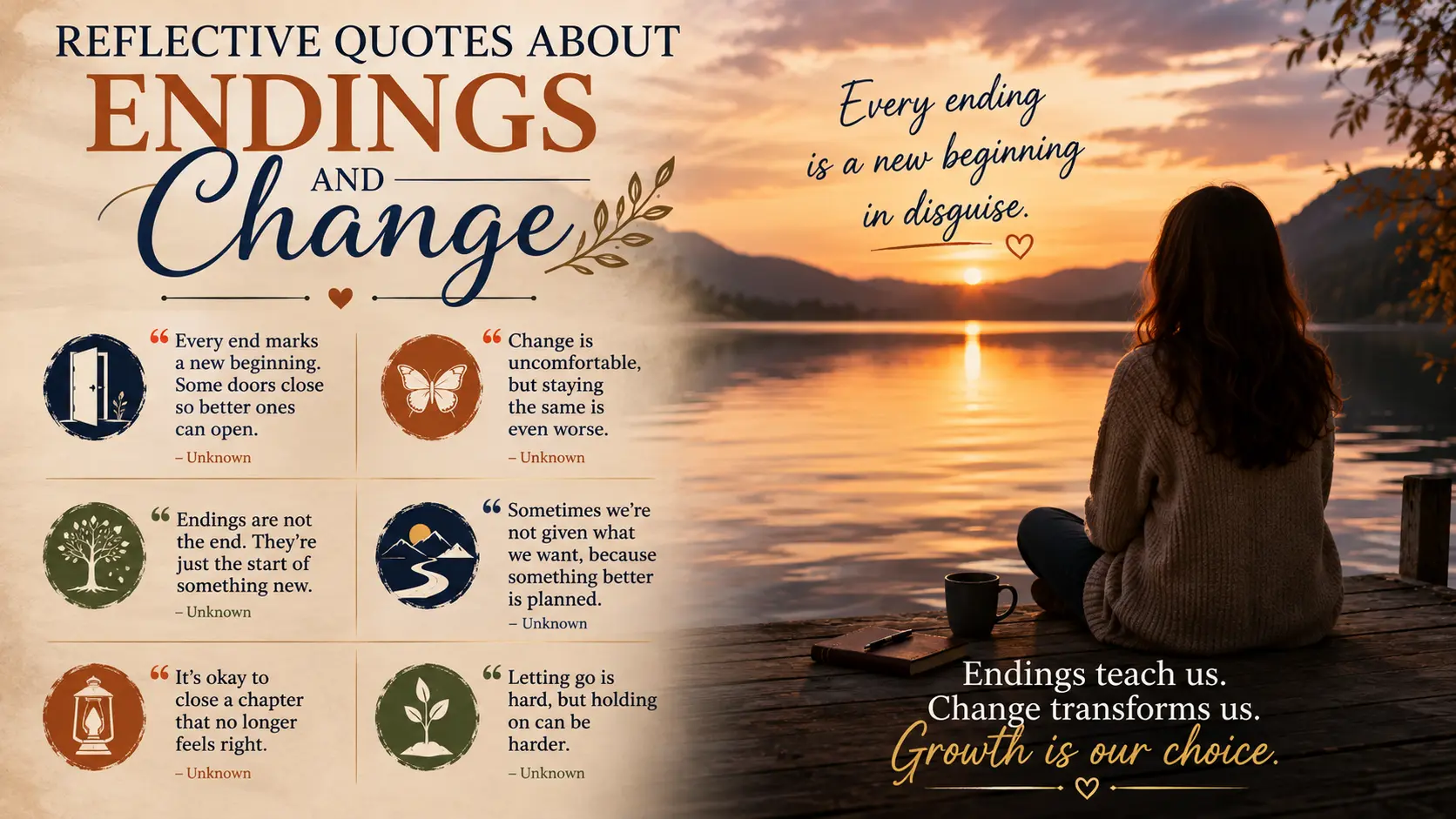 Reflective Quotes About Endings and Change