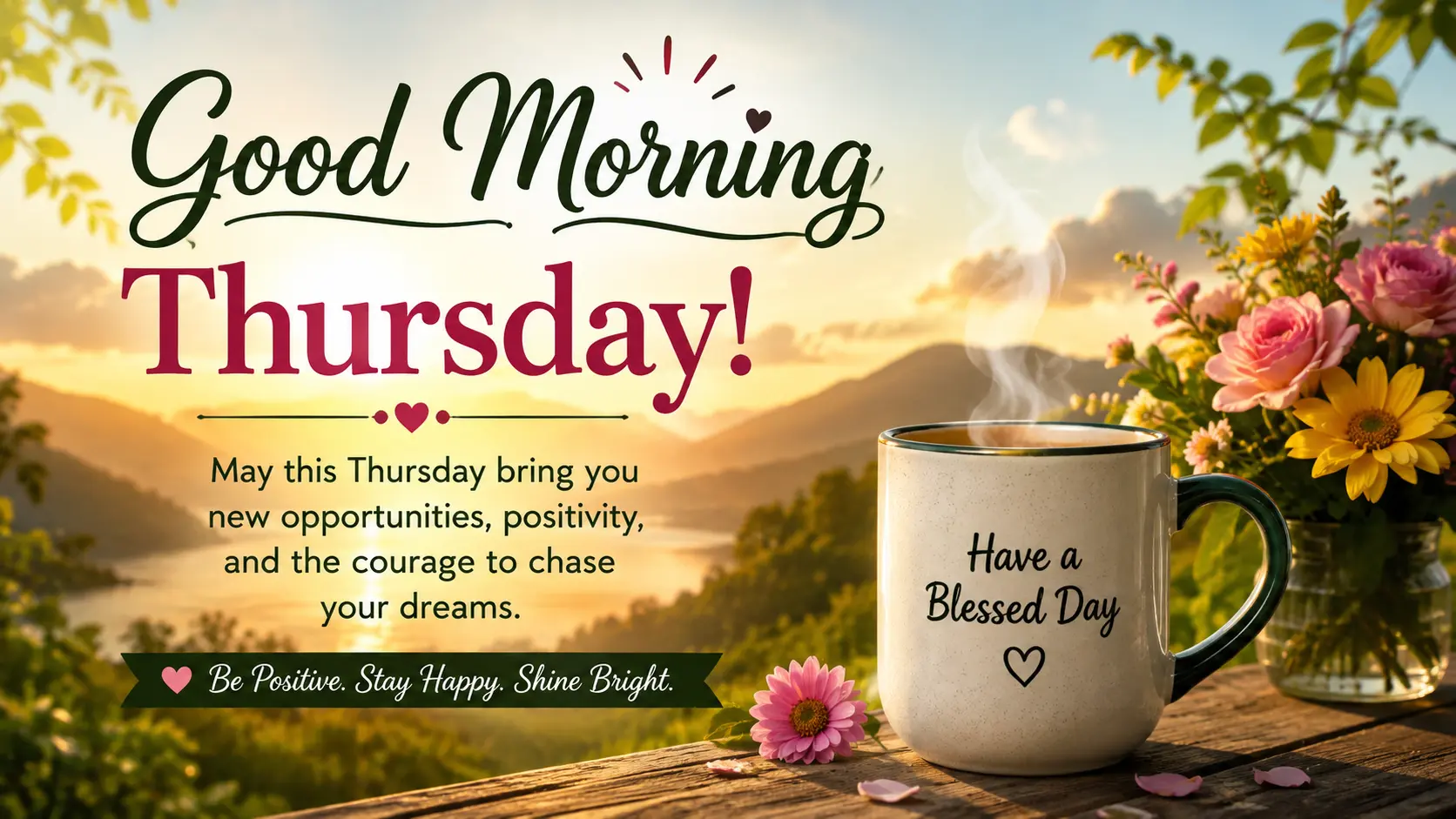 Top 5 Happy Thursday Morning Greetings