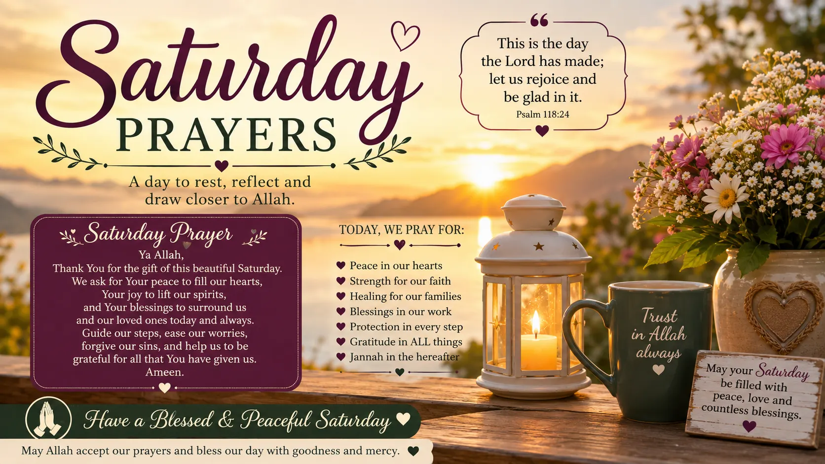 What Are Saturday Blessings