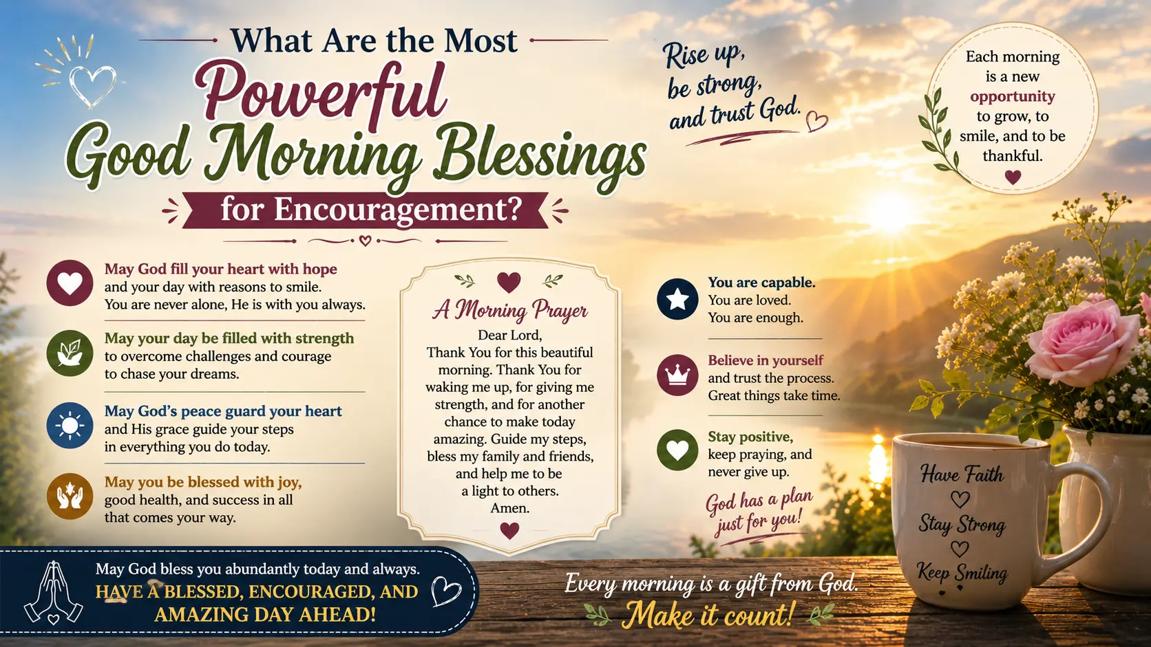 What Are the Most Powerful Good Morning Blessings for Encouragement