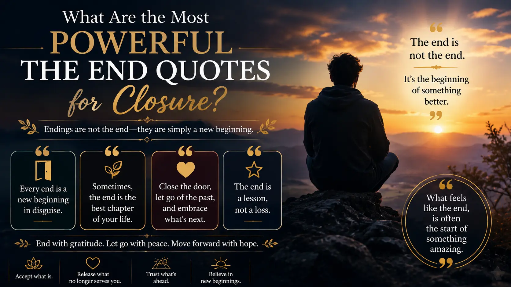What Are the Most Powerful The End Quotes for Closure
