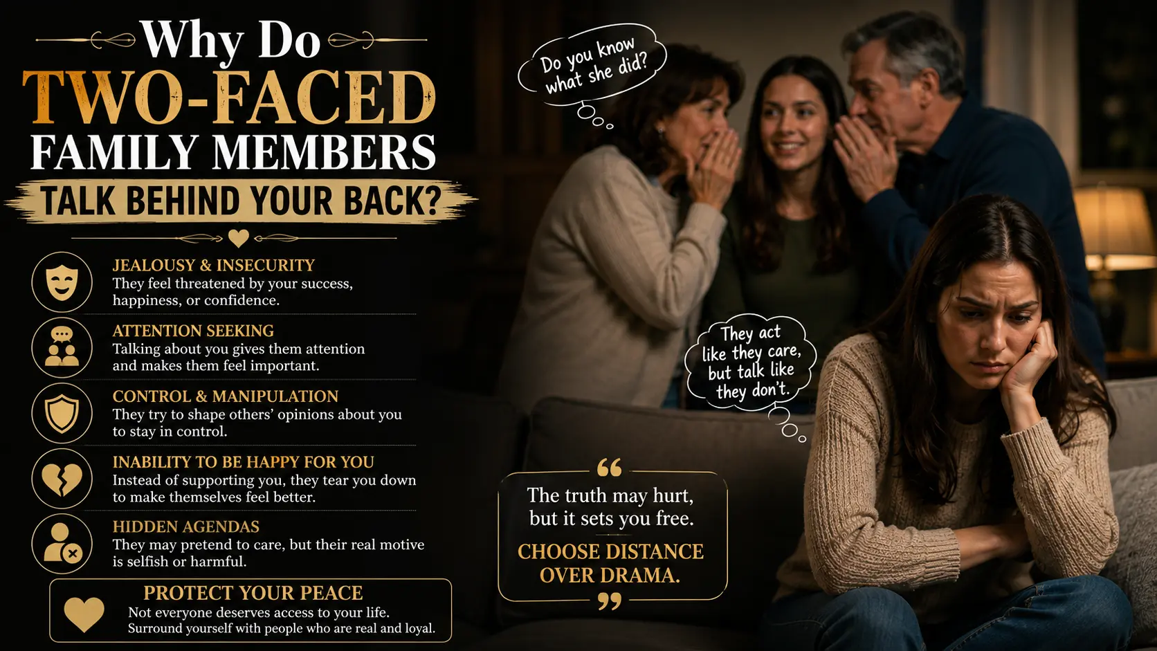 Why Do Two-Faced Family Members Talk Behind Your Back