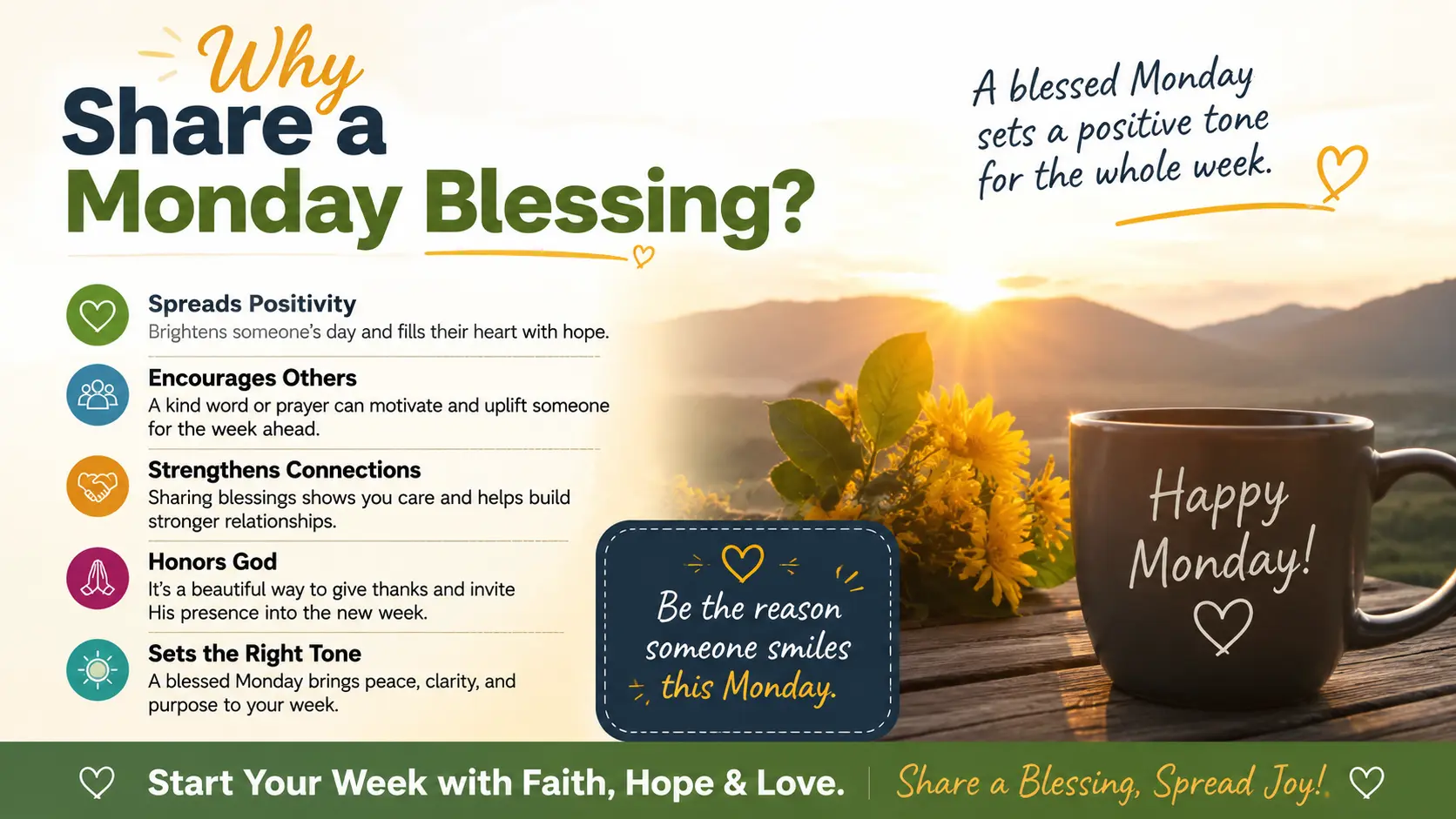 Why Share a Monday Blessing