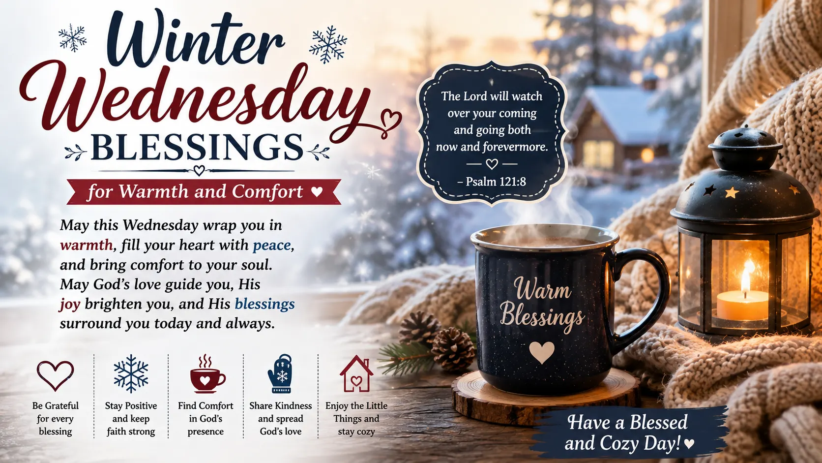 Winter Wednesday Blessings for Warmth and Comfort