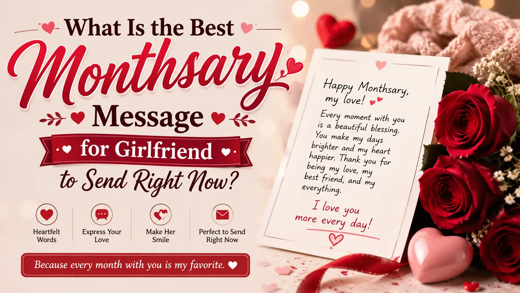  Best Monthsary Message for Girlfriend 