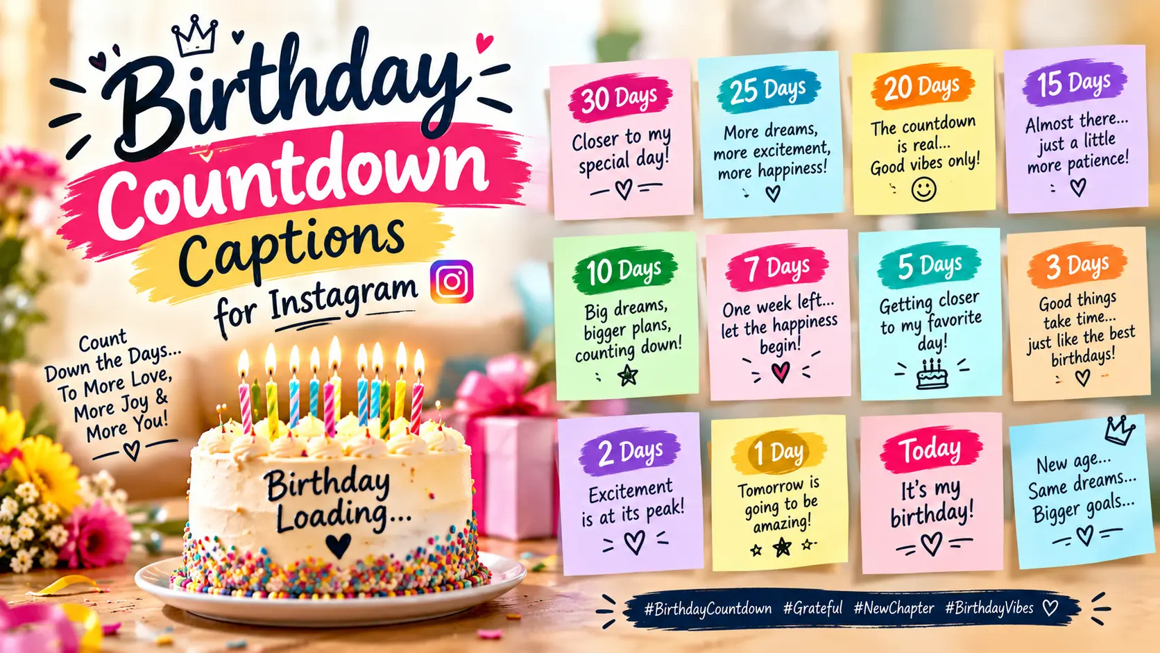 Birthday Countdown Quotes for a Friend