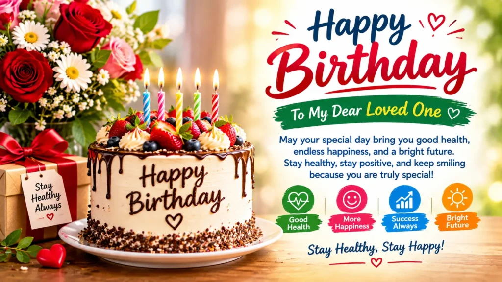 Healthy Birthday Wishes for Loved Ones