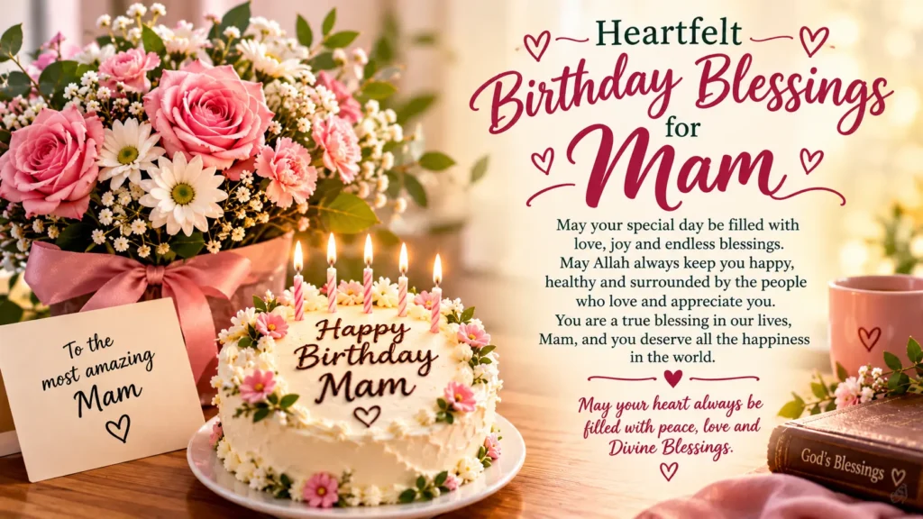 Heartfelt Birthday Blessings for Mam