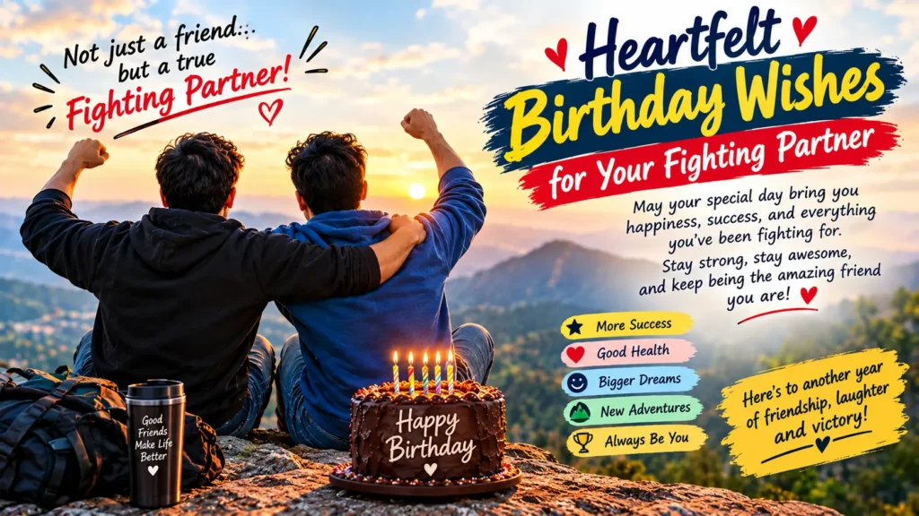 Heartfelt Birthday Wishes for Your Fighting Partner