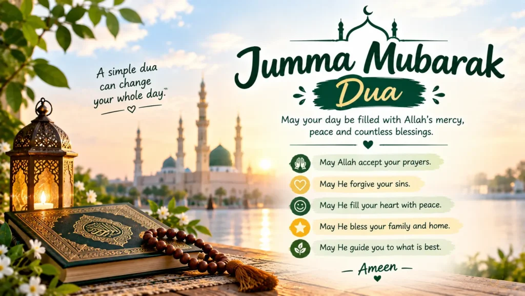 Short and Simple Jumma Mubarak Dua Messages
