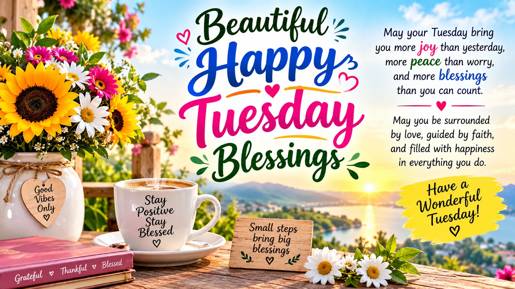Beautiful Happy Tuesday Blessings
