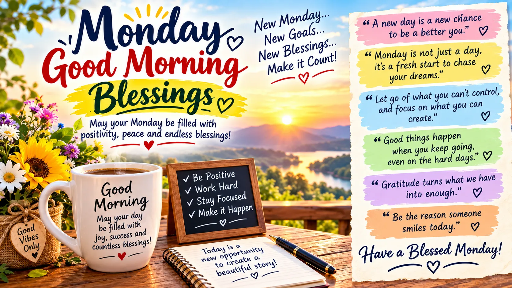 Monday Good Morning Blessings Quotes