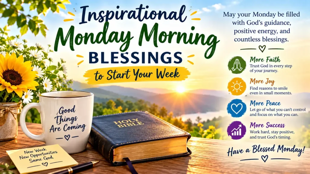 Inspirational Monday Morning Blessings to Start Your Week