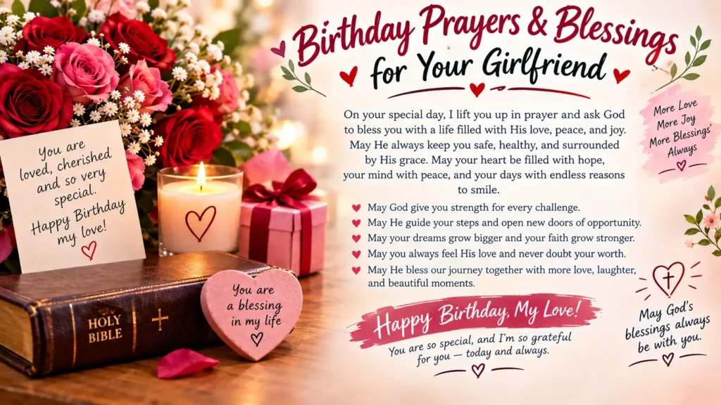 Birthday Prayers and Blessings for Your Girlfriend