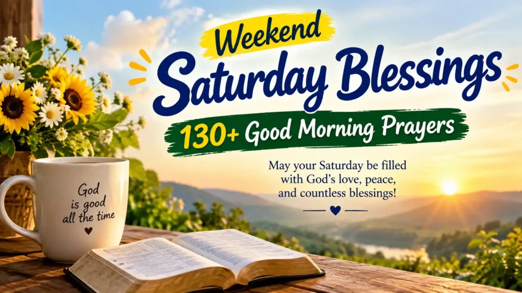 Scripture-Inspired Saturday Blessings