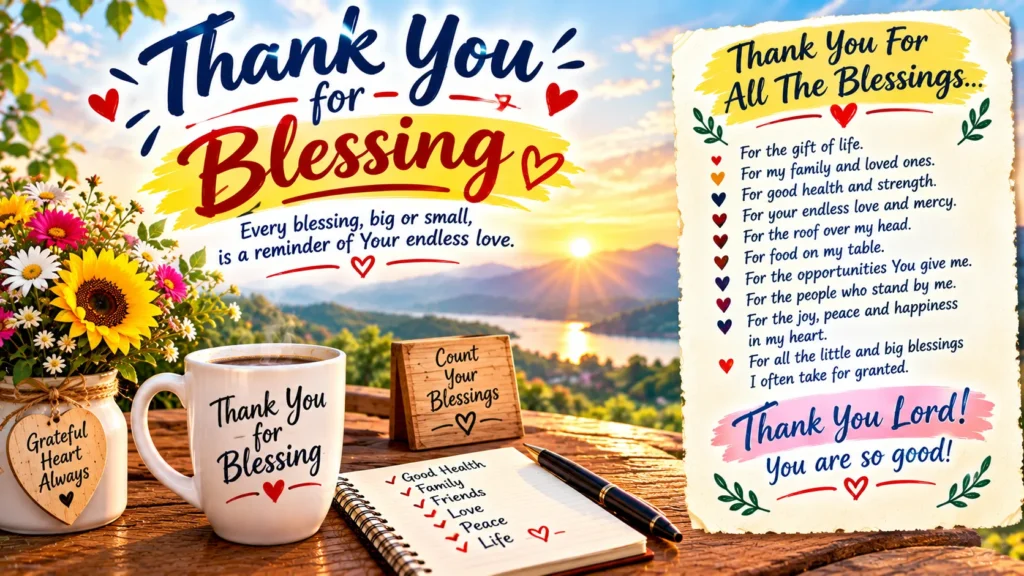 Thank You For Blessing
