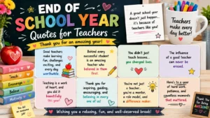 End of School Year Quotes for Teachers