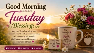 Good Morning Tuesday Blessings