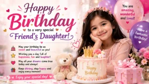 Birthday Wishes for Friend's Daughter